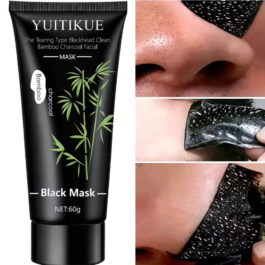 Mascarilla Negra de Carbón de Bambú – Limpieza Profunda y Eliminación de Puntos Negros