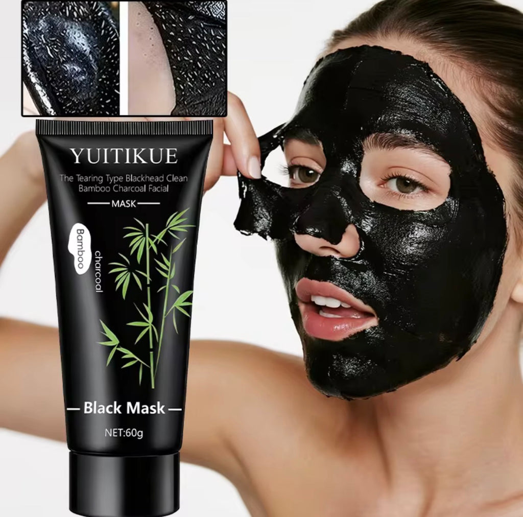 Mascarilla Negra de Carbón de Bambú – Limpieza Profunda y Eliminación de Puntos Negros