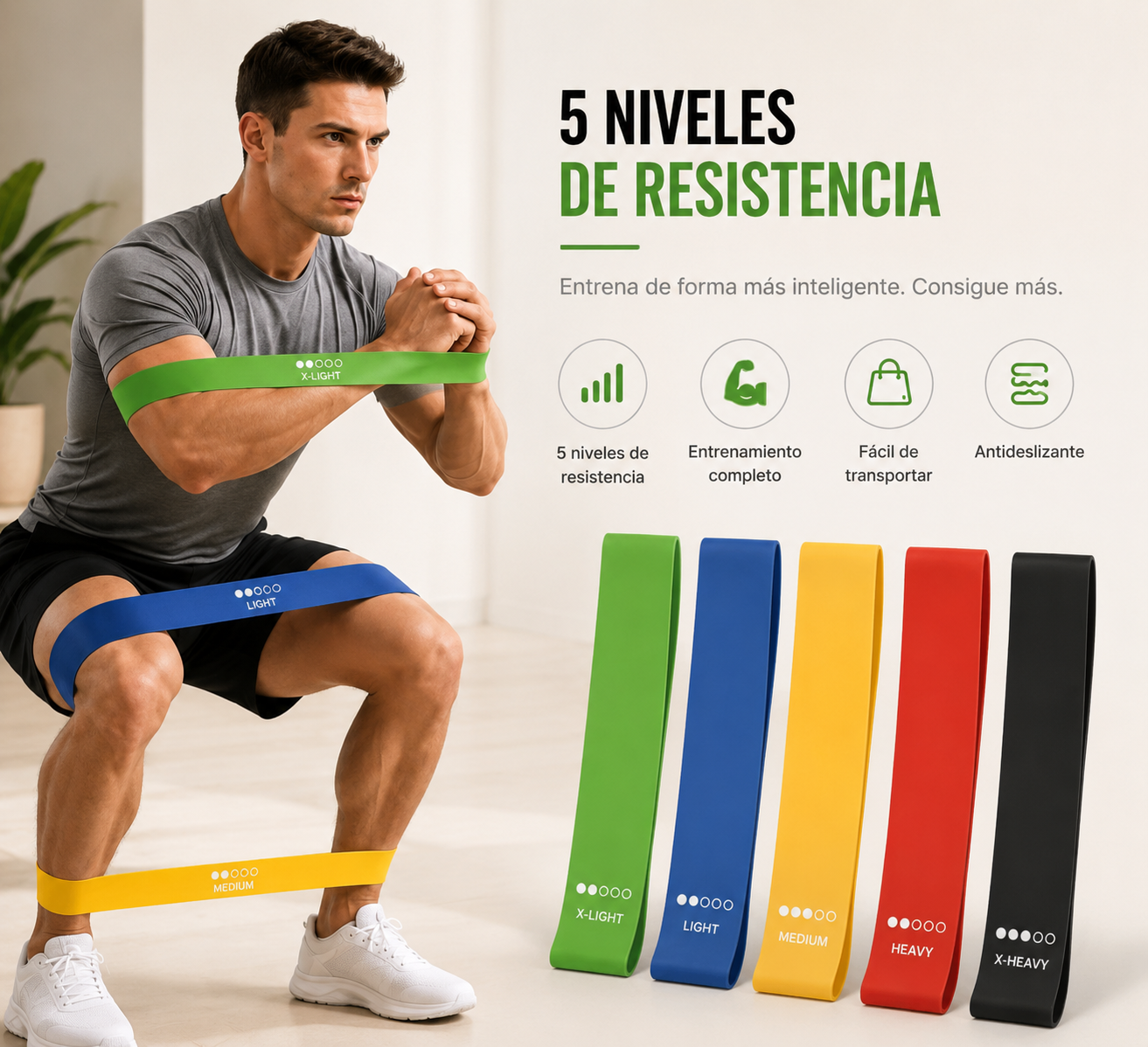 Bandas Elásticas de Ejercicio