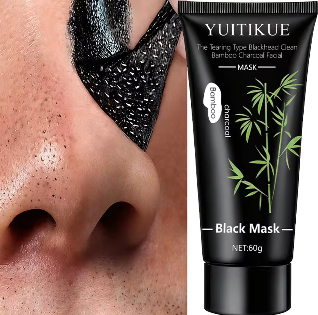 Mascarilla Negra de Carbón de Bambú – Limpieza Profunda y Eliminación de Puntos Negros