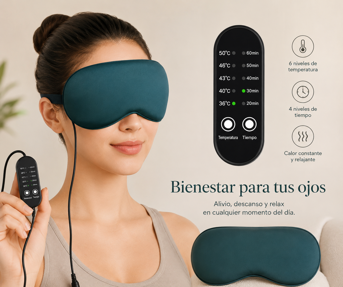 Mascarilla Térmica para Ojos