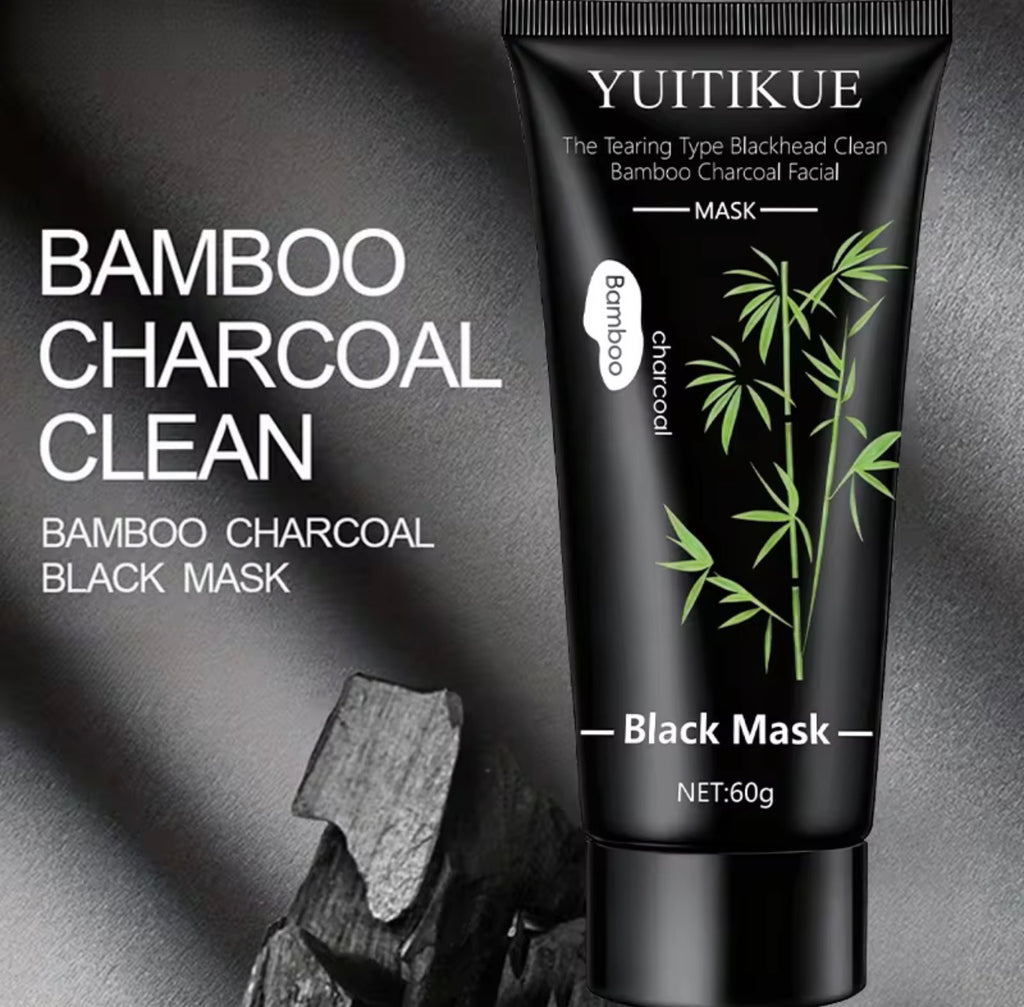 Mascarilla Negra de Carbón de Bambú – Limpieza Profunda y Eliminación de Puntos Negros