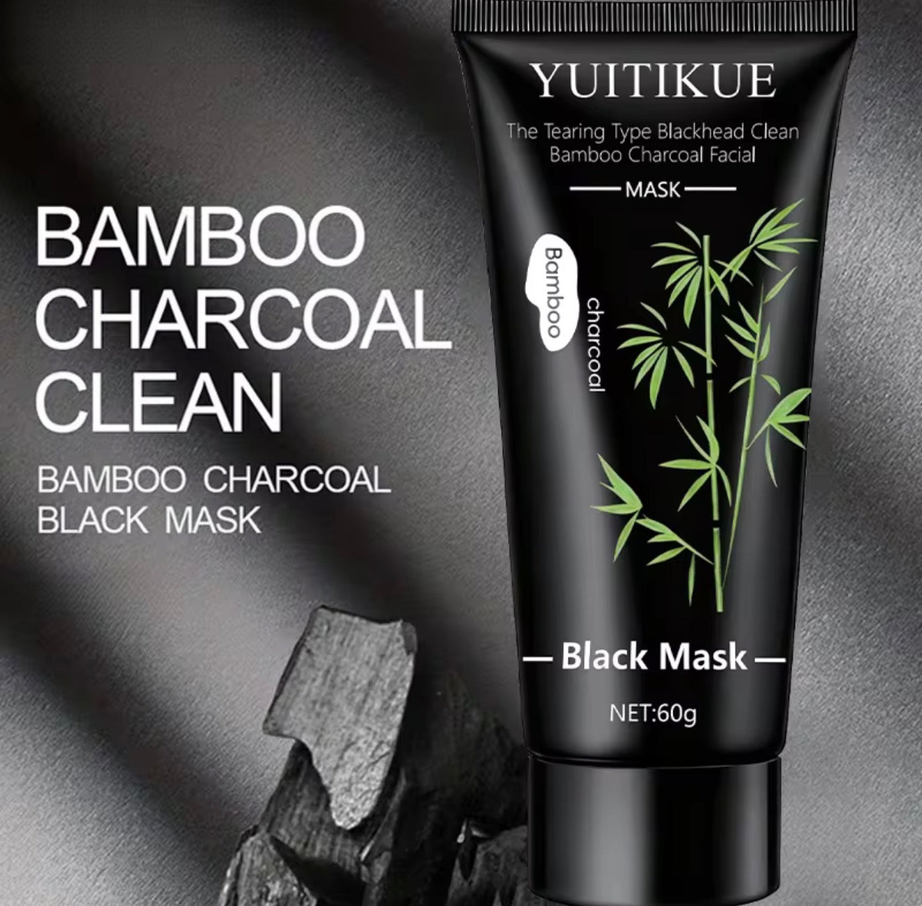 Mascarilla Negra de Carbón de Bambú – Limpieza Profunda y Eliminación de Puntos Negros