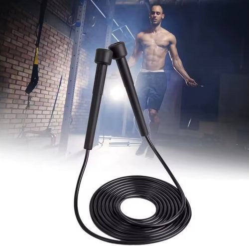 Comba de CrossFit negra - en uso